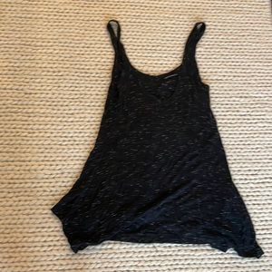 Nally & Millie Tank Vest Combo Top (black and white)